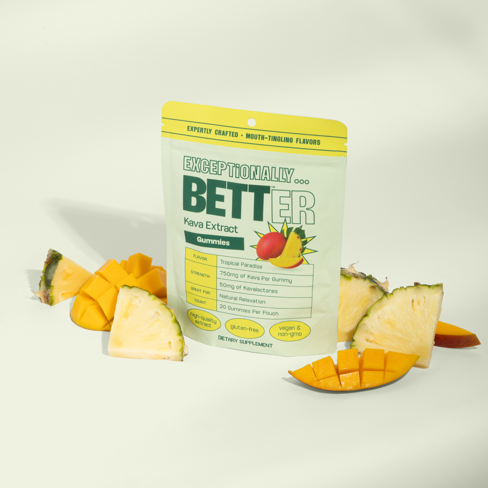 Natural Calm Kava Gummies | Tropical Paradise