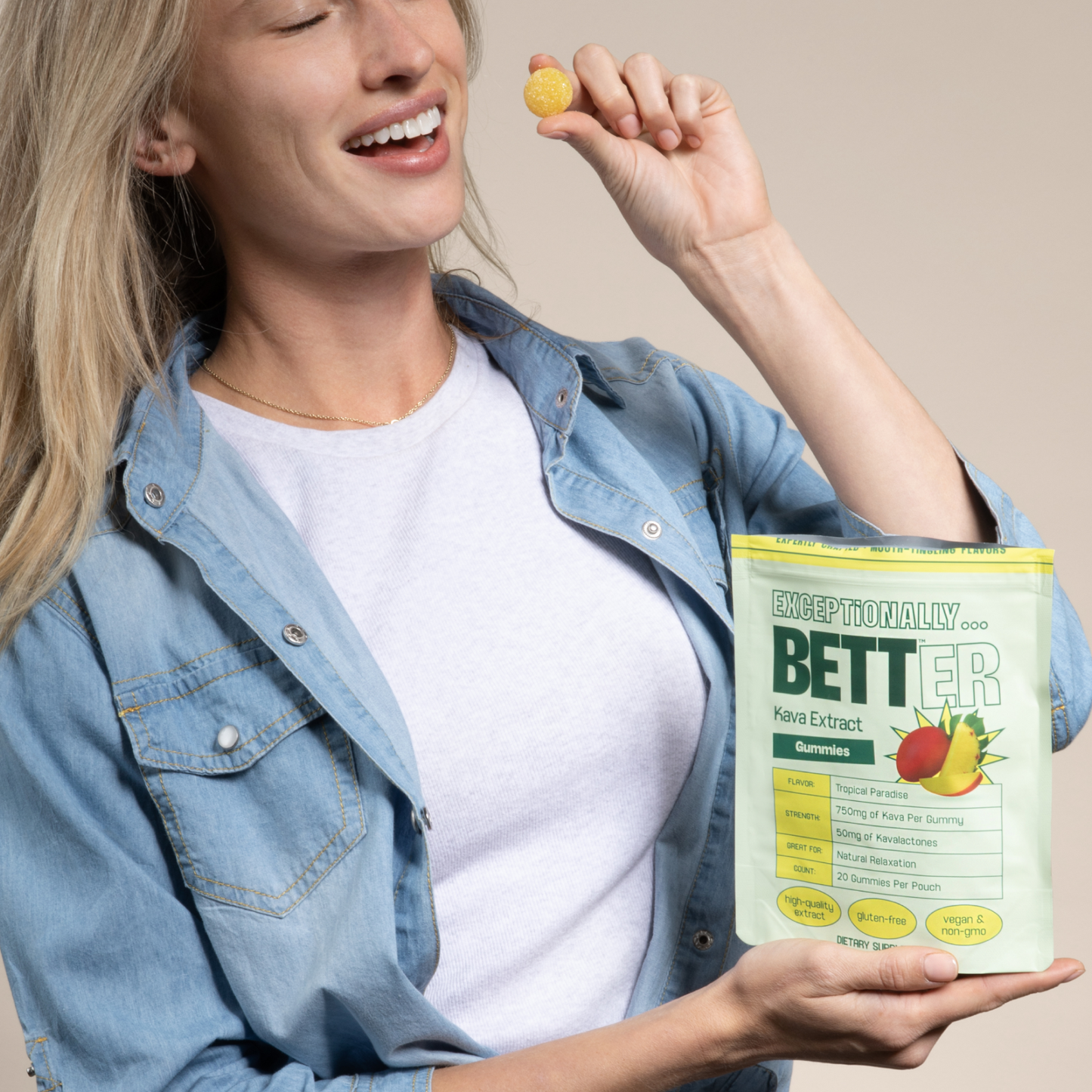 Natural Calm Kava Gummies | Tropical Paradise