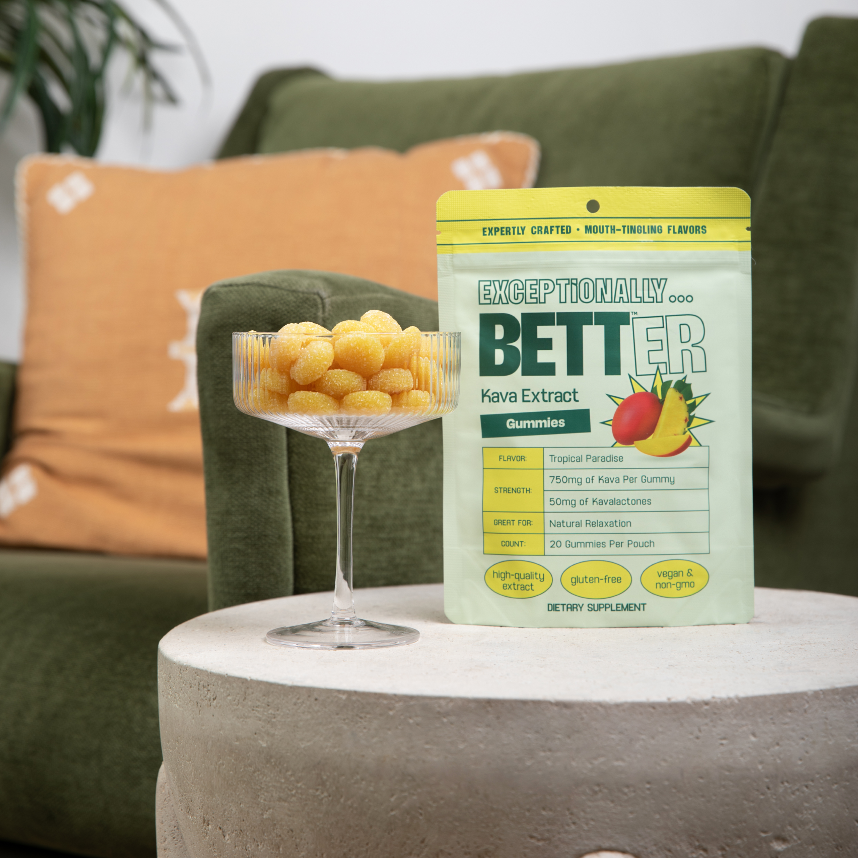 Natural Calm Kava Gummies | Tropical Paradise