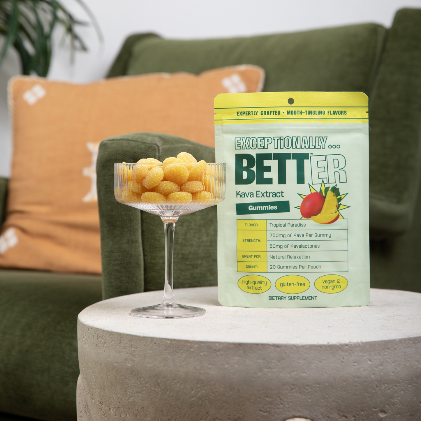 Natural Calm Kava Gummies | Tropical Paradise