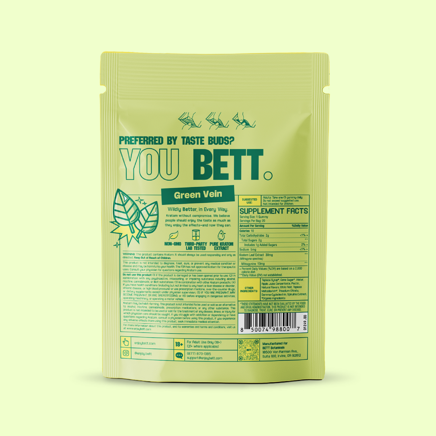 Green Vein Kratom Gummies
