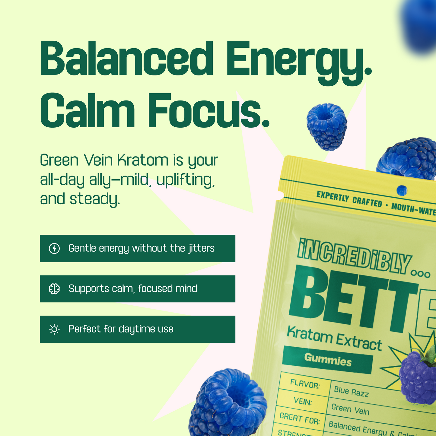 Green Vein Kratom Gummies