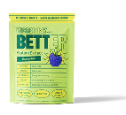 Green book cover reading 'THIS BOOK IS BETTER' with a purple berry illustration and checklist lines