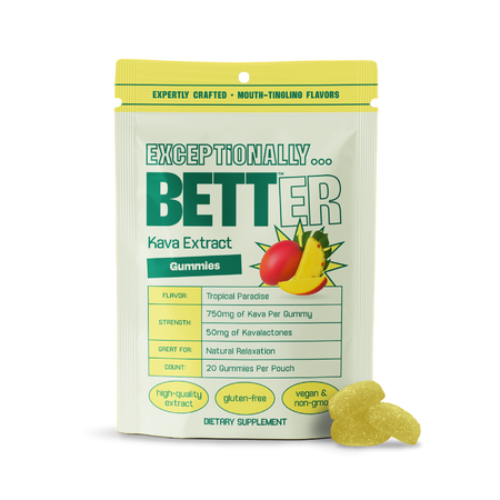 Kava Gummies | 50 mg Kavalactones for Natural Relaxation – Bett