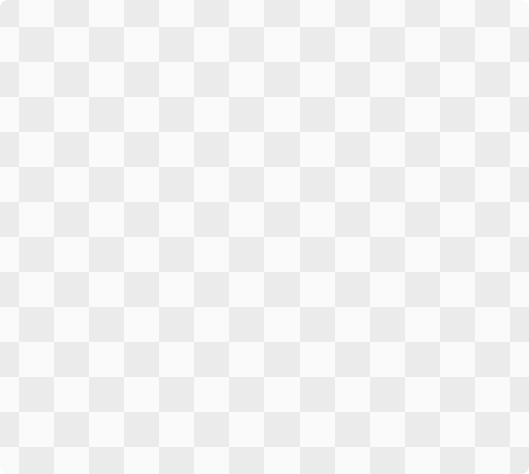 Checkerboard transparency pattern with rounded corners